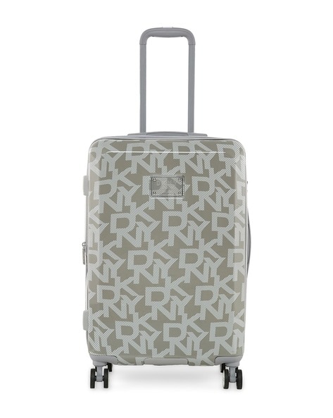 Buy DKNY Brand Print Trolley with 360 Degree Rotating Wheel, Grey Color  Men