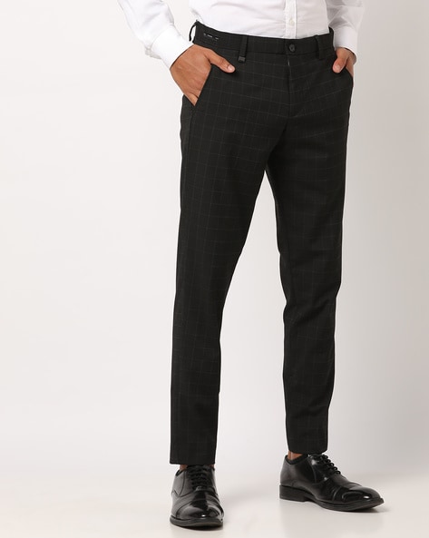 Buy Navy Blue Trousers & Pants for Men by ARROW Online | Ajio.com