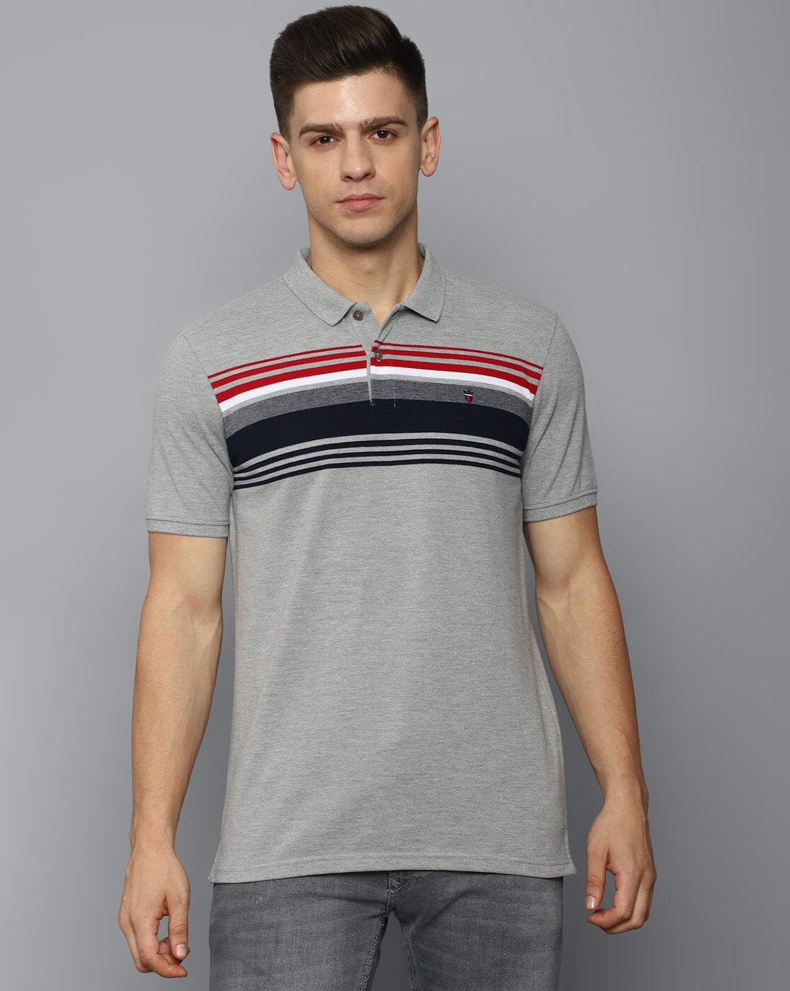 Buy Grey Tshirts for Men by LOUIS PHILIPPE Online