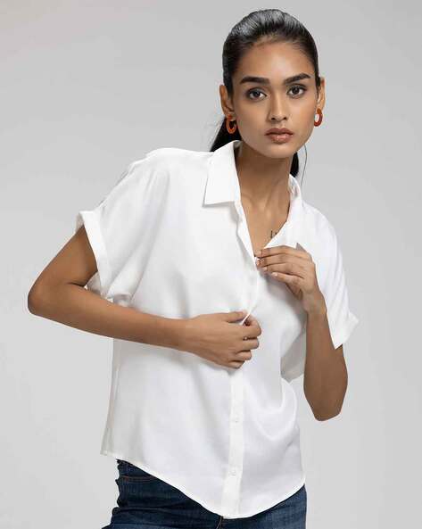 Buy White Shirts for Women by Shaye Online | Ajio.com