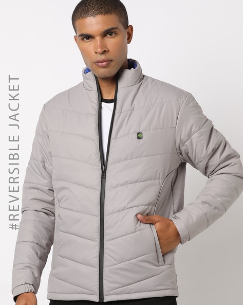 Men's Cotton Warm Reversible Jacket For Fall Winter Business - Temu-thanhphatduhoc.com.vn