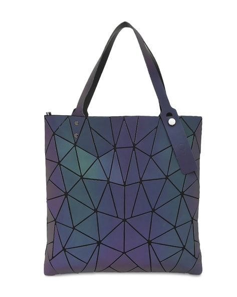 GEOMETRIC BUCKET BAG - Blue