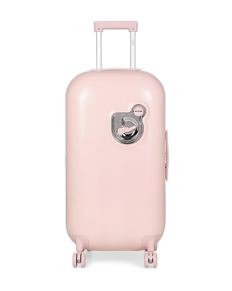 Pale cheap pink luggage