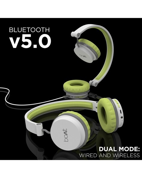 Buy Green White Headphones for Tech by boAt Online Ajio