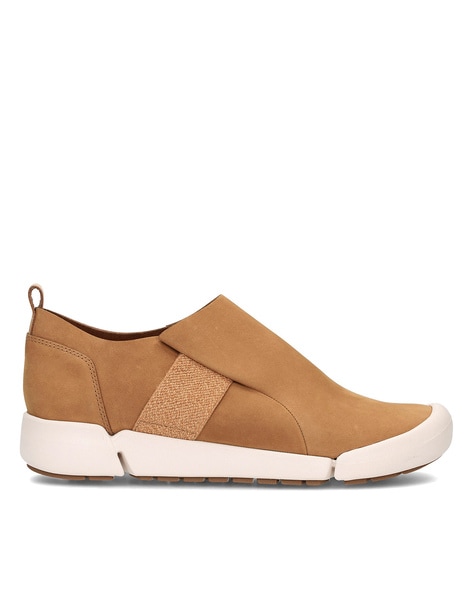 Clarks Slip-ons Shoes with Elastic Accent