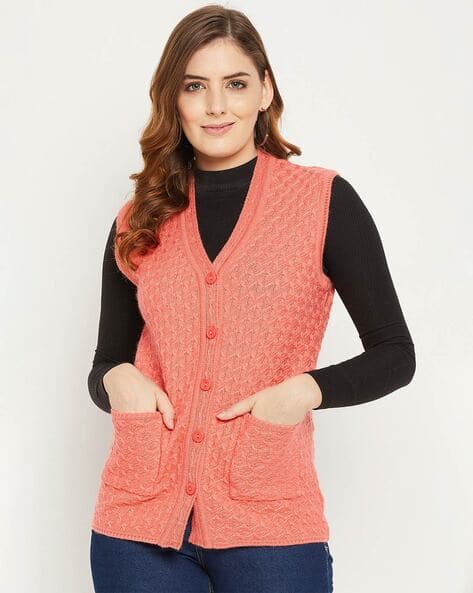 Knitted Cardigan with Slip Pockets