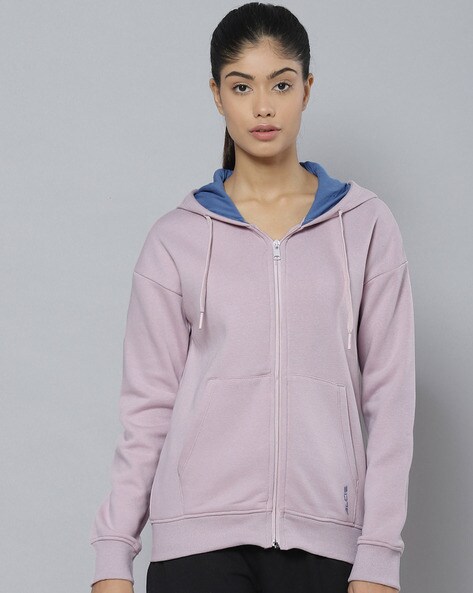 PURPLE BRAND grey zip up hoodie is a stylish and comfortable choice,  perfect for adding a pop of color to your wardrobe. It combines the