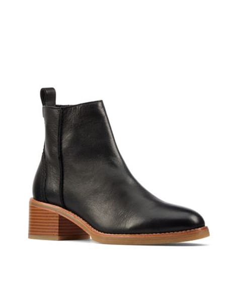 Clarks Solid Ankle-Length Boots