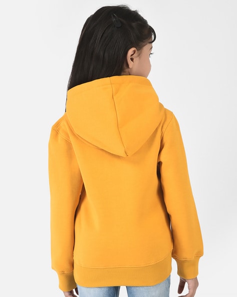 Yellow hoodie sales for girls