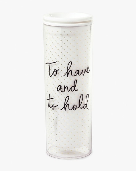 Buy KATE SPADE To Have & To Hold Acrylic Thermal Mug | White Color Home &  Kitchen | AJIO LUXE