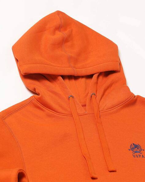 Buy dark orange Sweatshirt u0026 Hoodies for Men by U.S. Polo Assn. Online |  Ajio.com