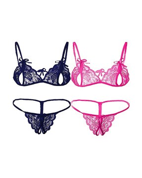 Lacy Bra & G-string Set