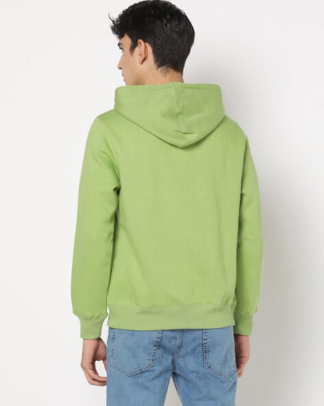 Lime green polo hoodie Clearance