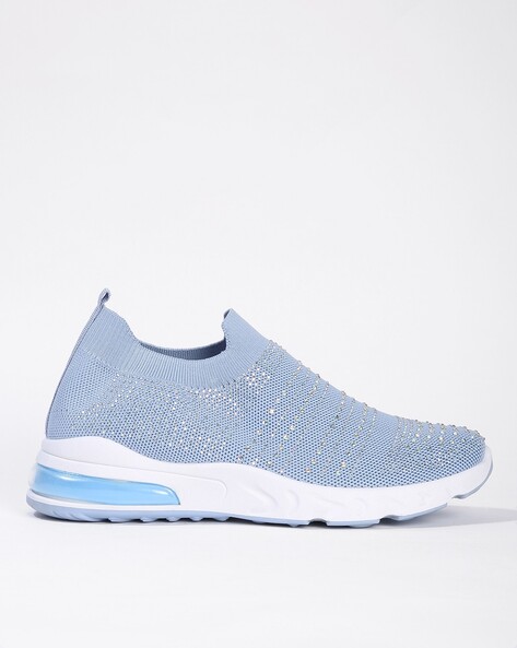 Light blue slip on on sale shoes