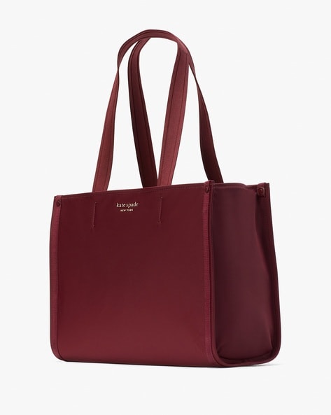 Kate spade maroon online tote