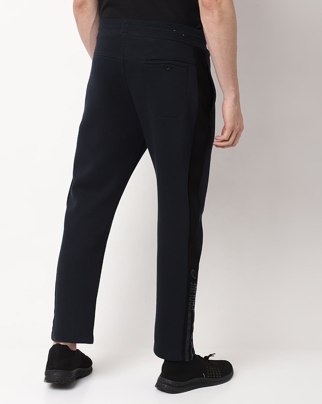 PROLINE Regular Fit Men Black Trousers - Buy PROLINE Regular Fit Men Black  Trousers Online at Best Prices in India | Flipkart.com