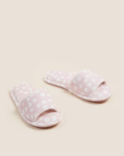 Polka-dot Print Slippers