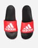 adidas slippers red