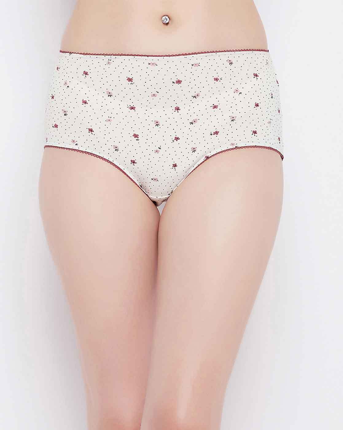 Buy Cream Panties for Women by Clovia Online