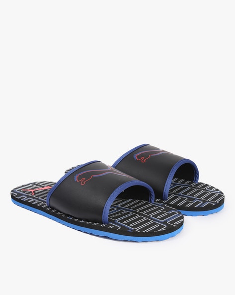 Puma Popcat 20 Slide Mens Blue Casual Sandals 37227914 | eBay