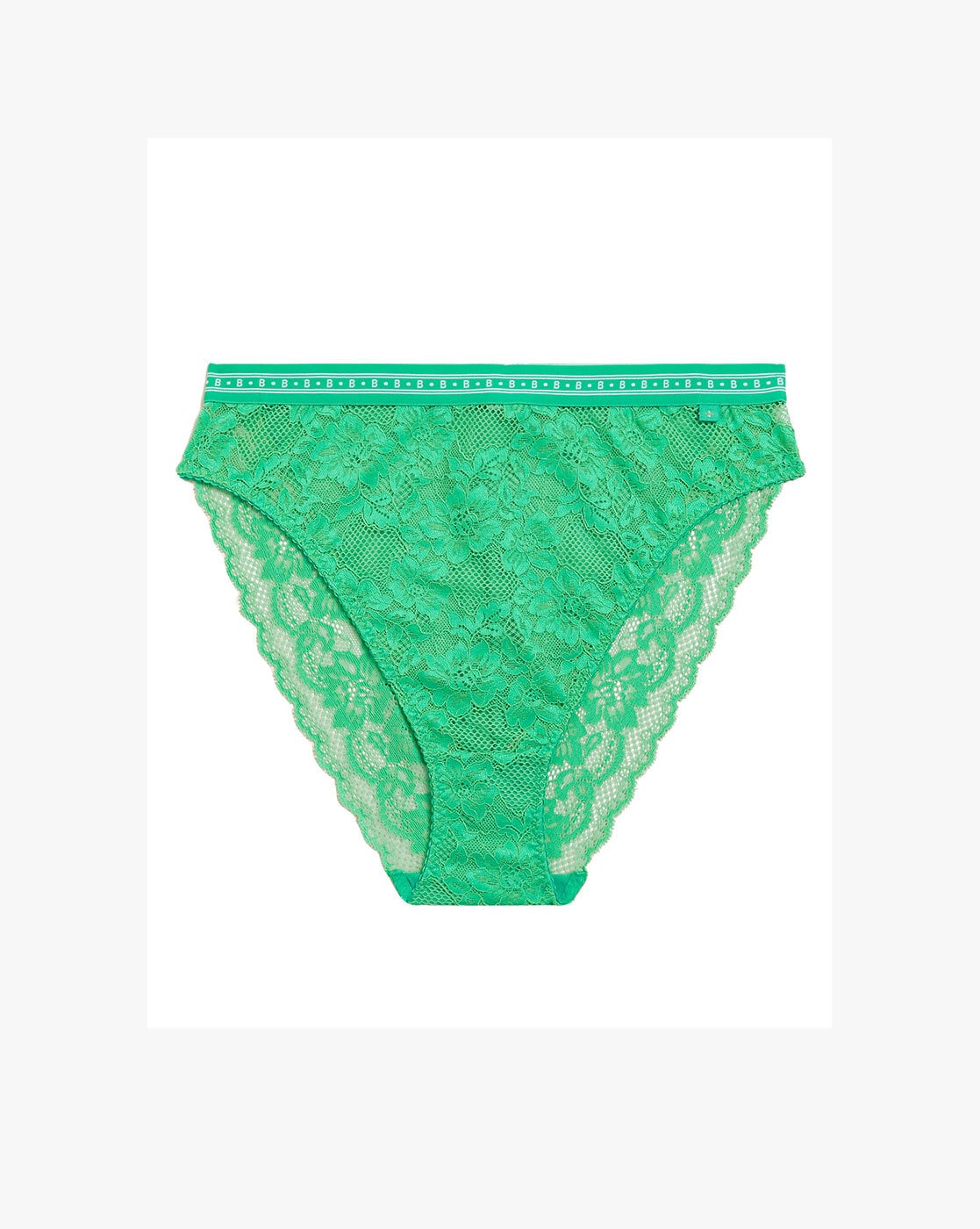 Vanish Solid High Rise Brief Seamless Panty - Slate Green