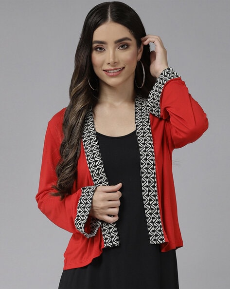 Girls red shrug sale