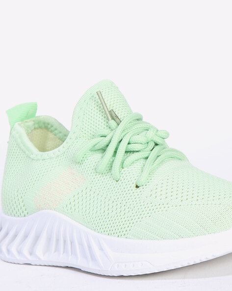 Light on sale green sneakers