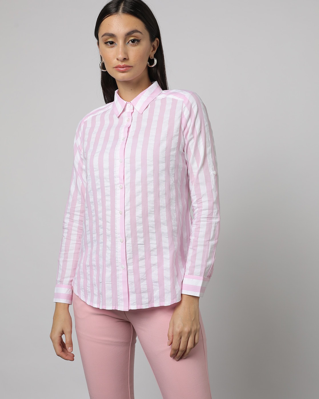 Buy Pink Shirts for Women by Outryt Online