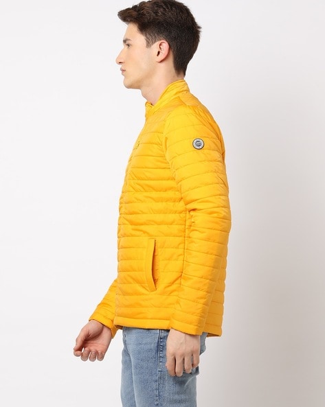 Yellow polo cheap puffer jacket