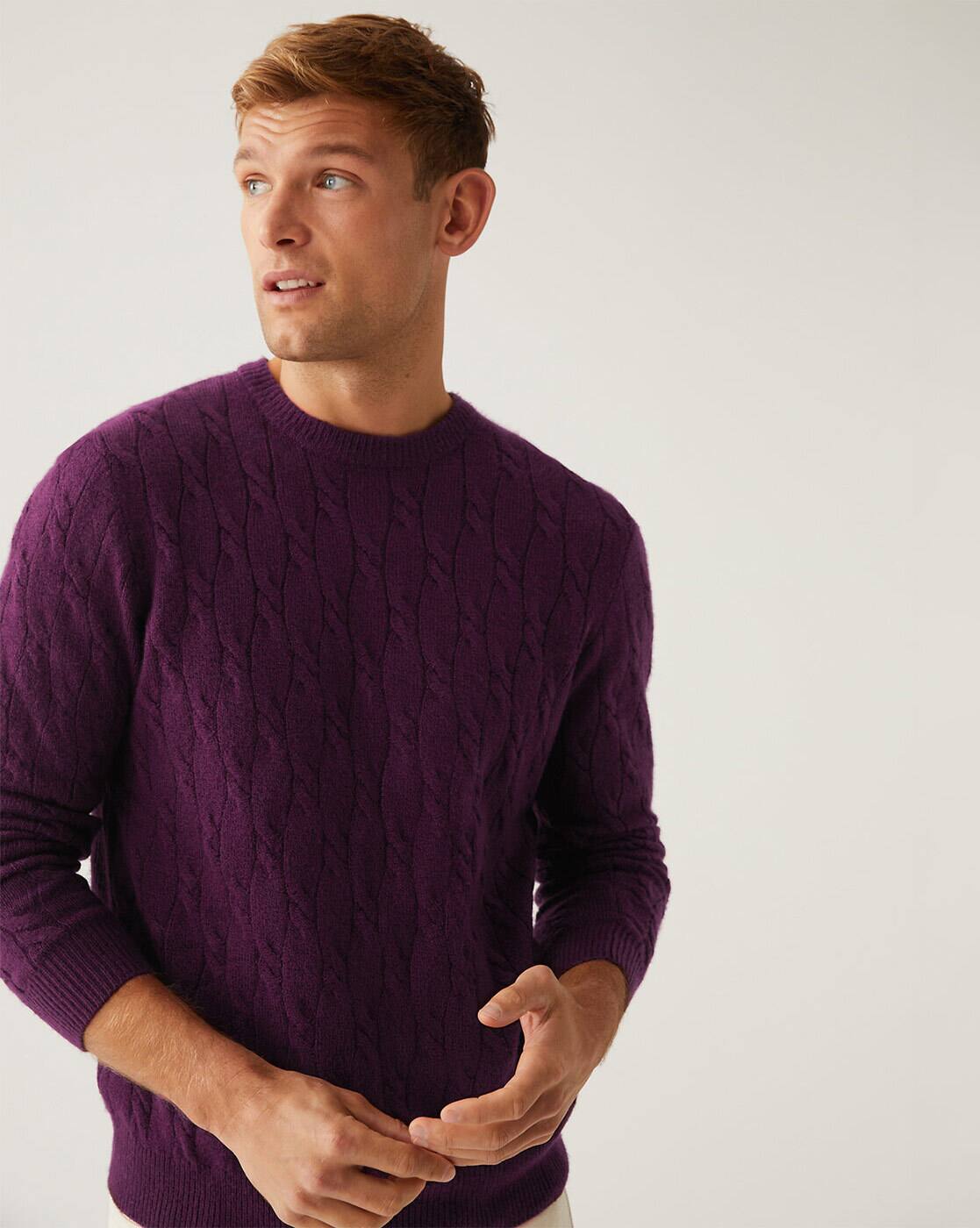 purple jumper mens