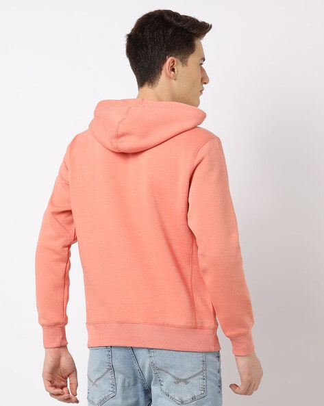 Peach color sweatshirt sale