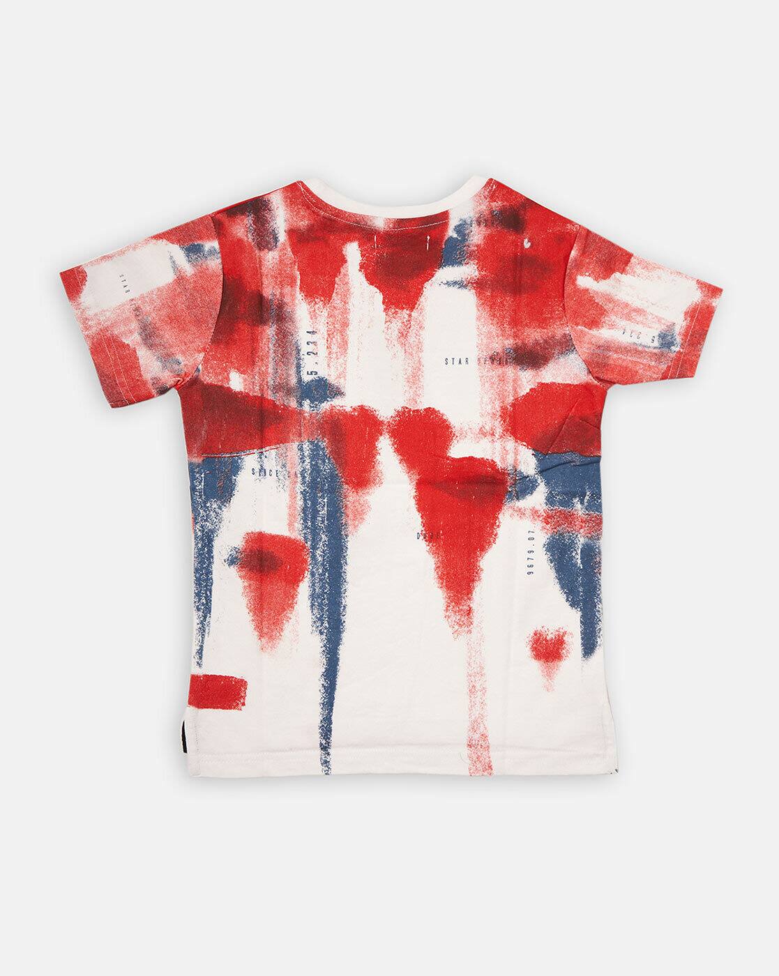 Streetwear Graphic Tee Red Acid Wash Shirt IRO Size XS Brick Distressed  Linen Crew-Neck T-, image size:1117x1400
