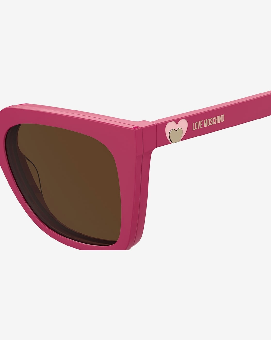 Sunglasses Moschino Pink in Plastic - 15166373