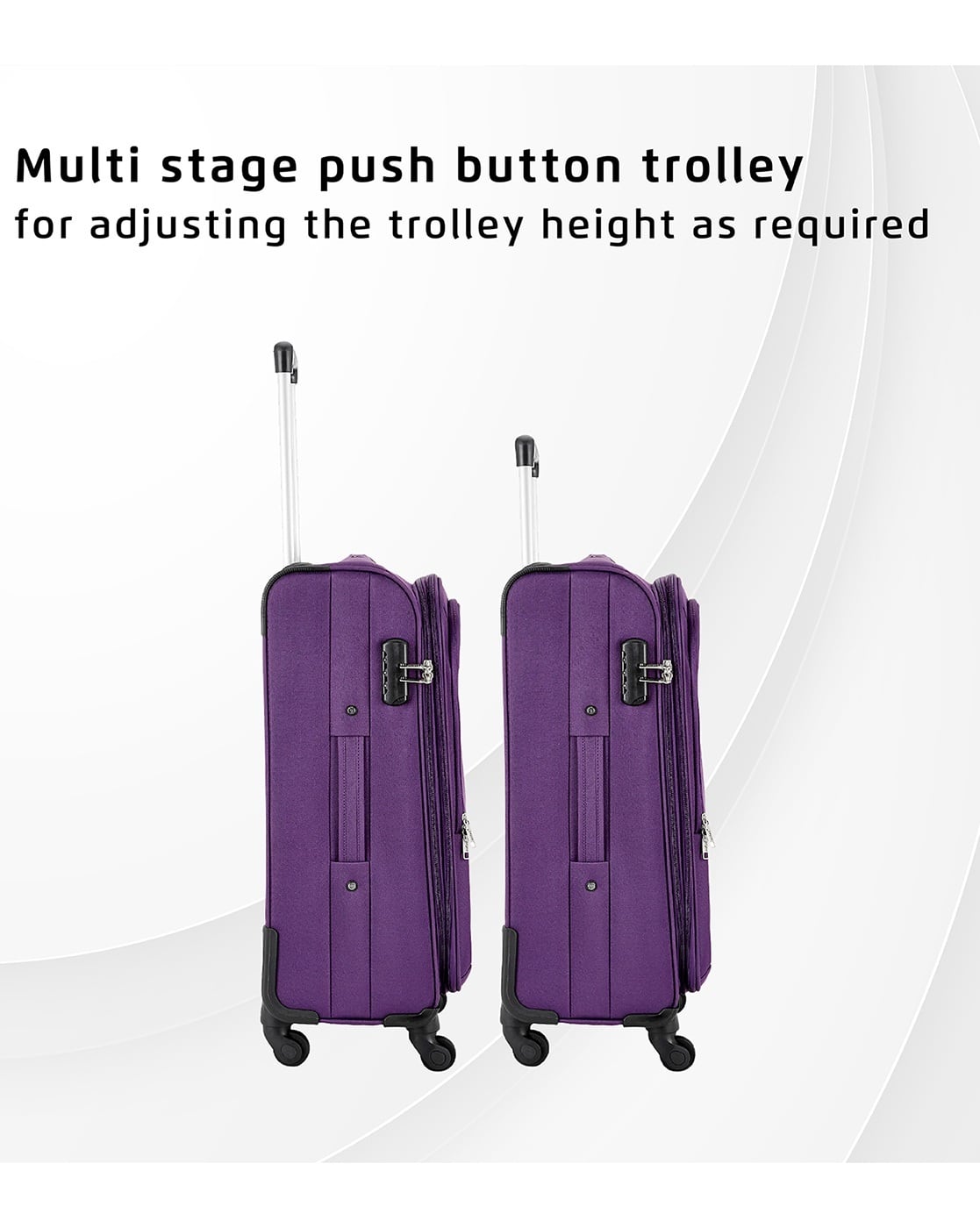Buy Purple Luggage Trolley Bags for Men by SAFARI Online