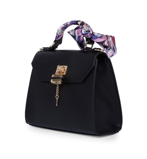 Buy Classic Aldo Wrapped Silk Scarf Handle Mini Handbagneutral Online in  India 