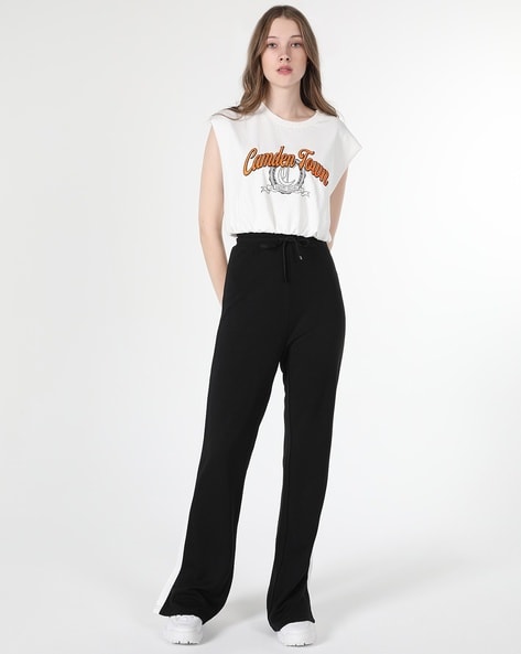 Buy Black Track Pants for Women by Colin's Online