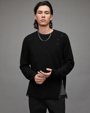 Buy Black Sweaters & Cardigans for Men by ALL SAINTS Online | Ajio.com