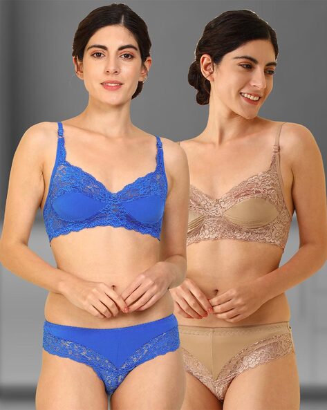 Pack of 2 lace bras