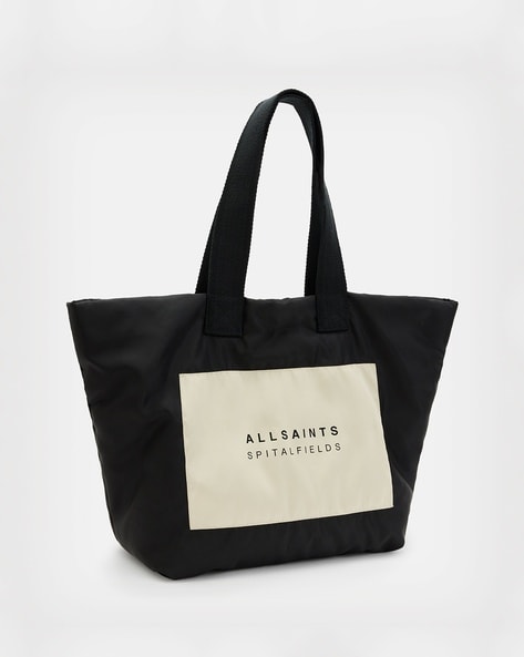 All saints discount black tote bag