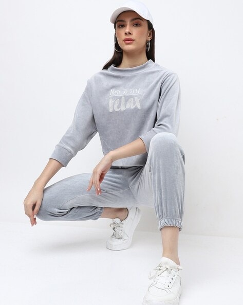 Buy Grey Night&LoungeWearSets for Women by Fig Online