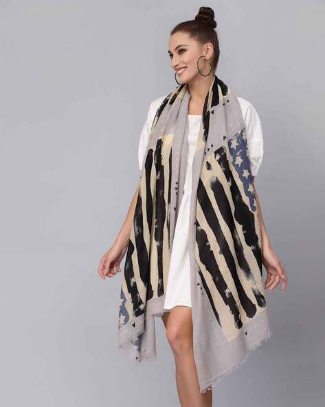 Geometric Print LOng Stole Price in India