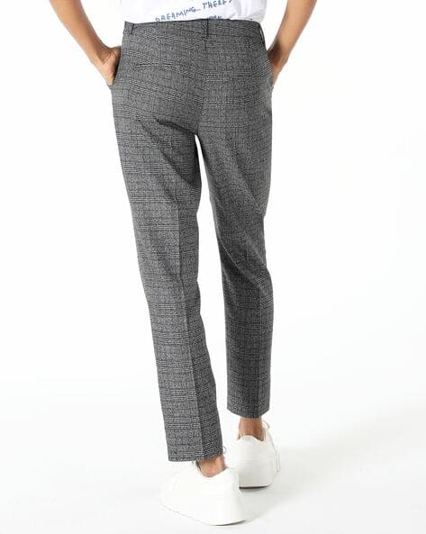 Buy Grey Trousers Pants for Women by Colin's Online