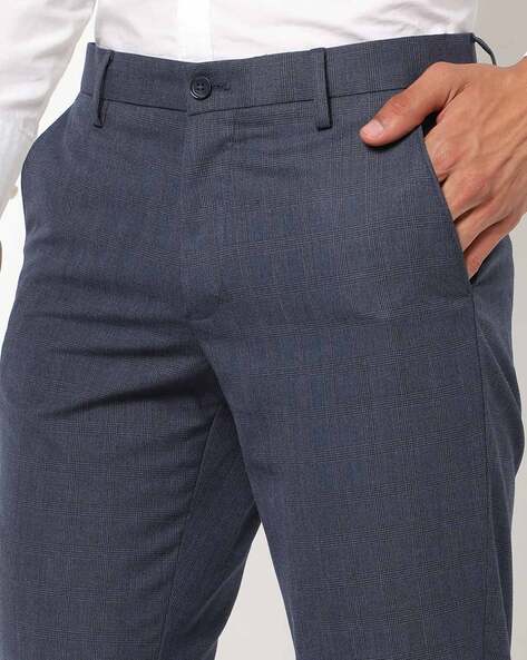 Suit trousers Slim Fit  Dark blue marl  Men  HM IN