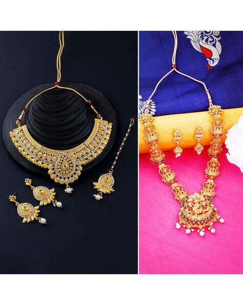 Lakshmi devi hot sale jewellery set