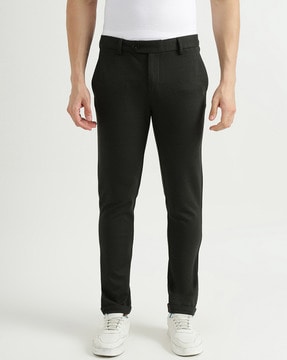 United Colors of Benetton 184 Slim Fit Men Black Trousers  Buy 100 United  Colors of Benetton 184 Slim Fit Men Black Trousers Online at Best Prices in  India  Flipkartcom