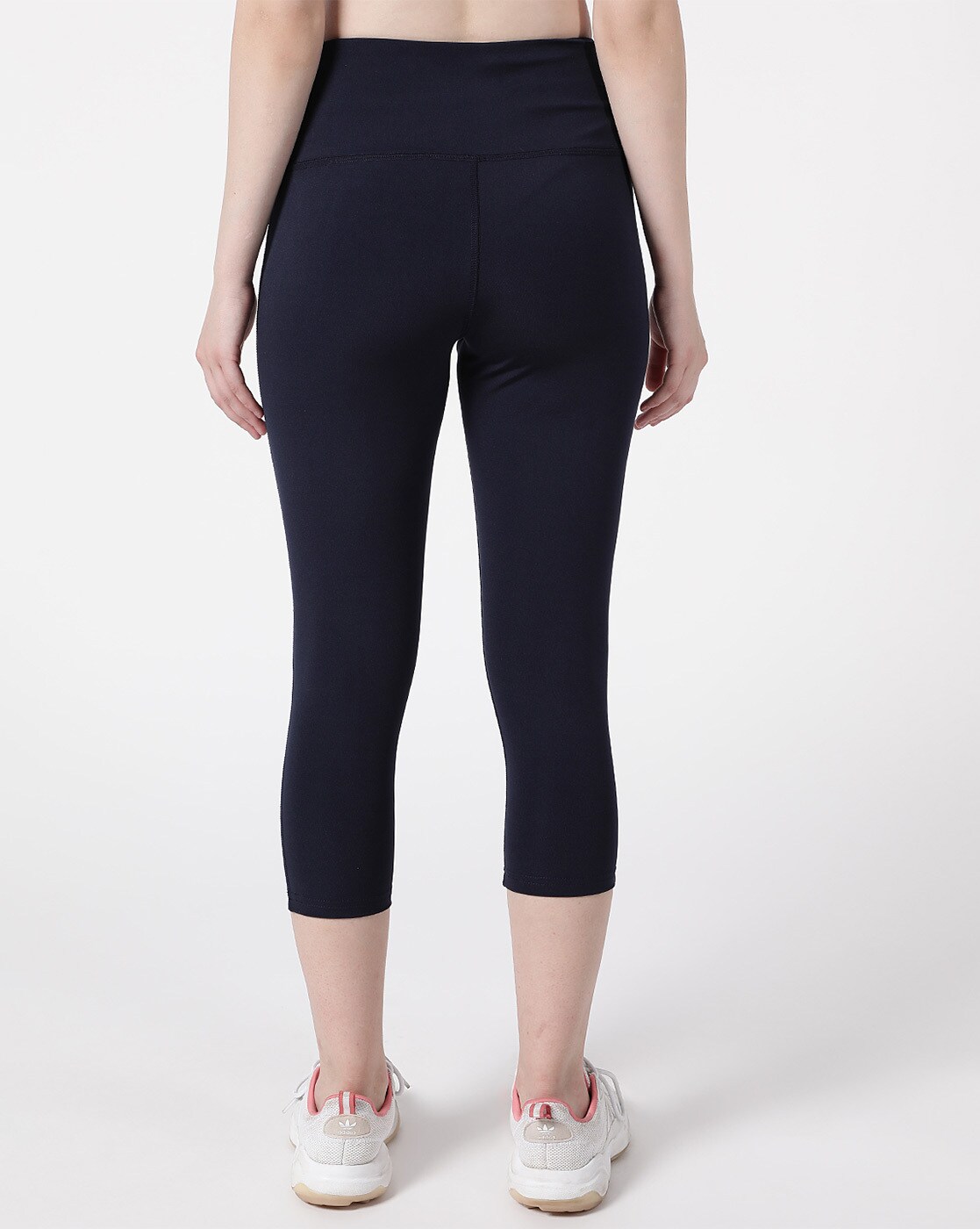 Panelled Sports Leggings with Insert Pockets