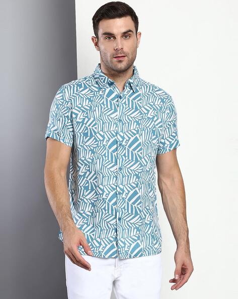 Buy Blue Shirts for Men by DENNISLINGO PREMIUM ATTIRE Online