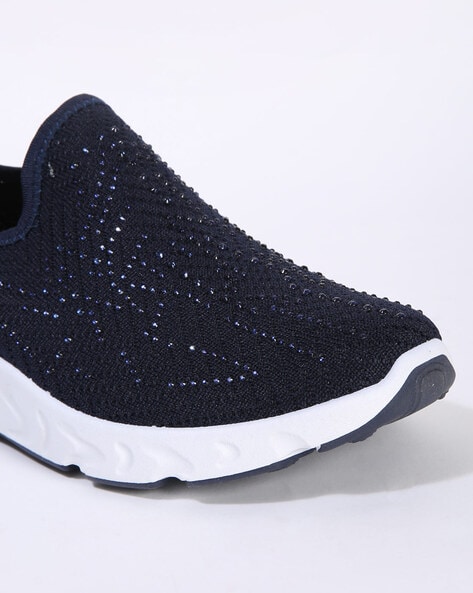 Embellished slip hot sale on sneakers