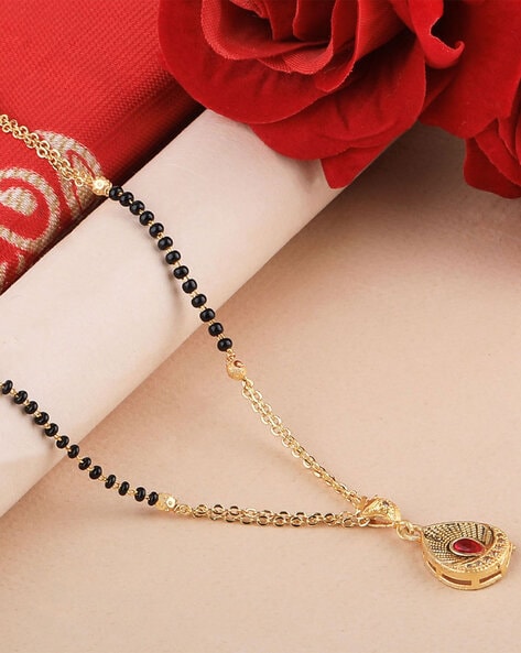 simple daily wear gold mangalsutra