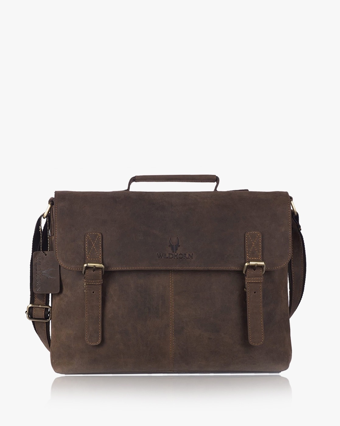 Buy WildHorn Men Brown Genuine Leather Messenger Bag  Messenger Bag for  Men 1765904  Myntra